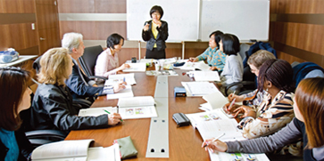 The Korean Government provides job training for immigrants so that they can learn new technological skills.