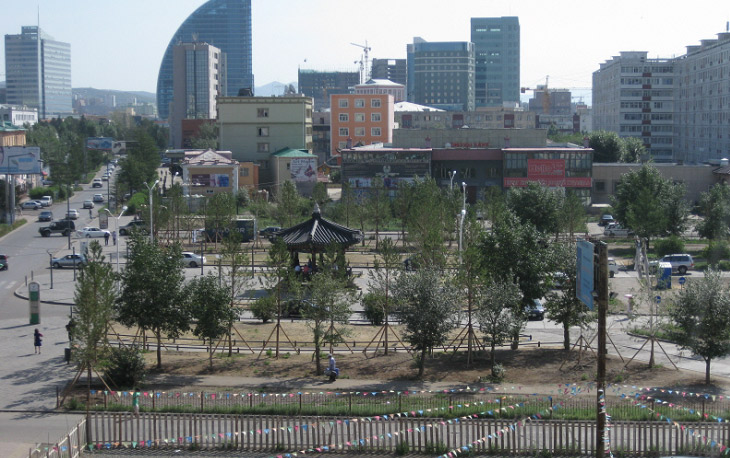 Seoul Street located in central Ulaanbaatar, Mongolia (photo courtesy of Seoul Metropolitan Government).