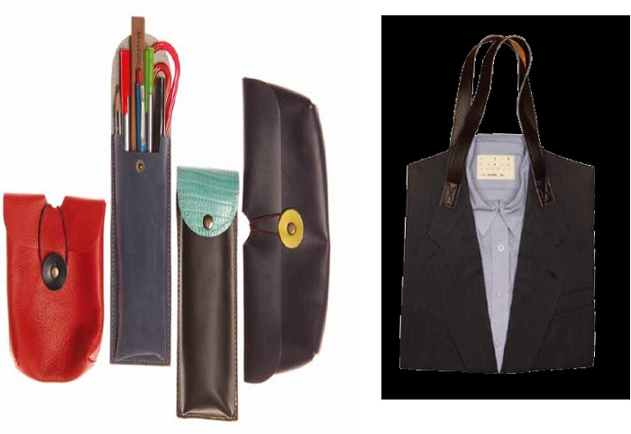 A pouch, pencil cases and tote bag, all products of Eco Party Mearry. © Eco Party Mearry