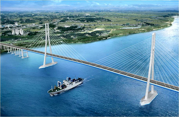 Vietnam will adopt Korean technology to maintain and manage a cable-stayed bridge currently under construction over the Hau River in the Vam Cong region.  