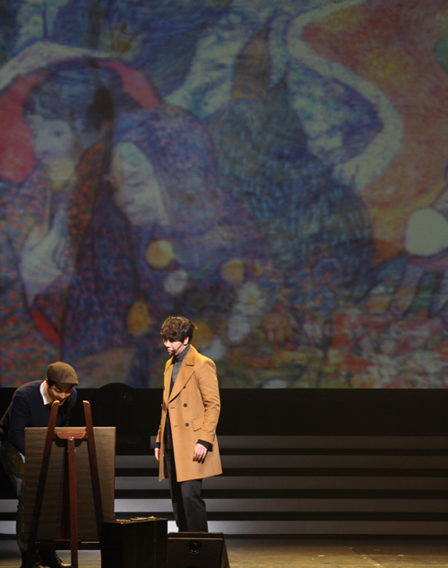 A scene from the musical “Vincent van Gogh.” (photo courtesy of HJ Culture)