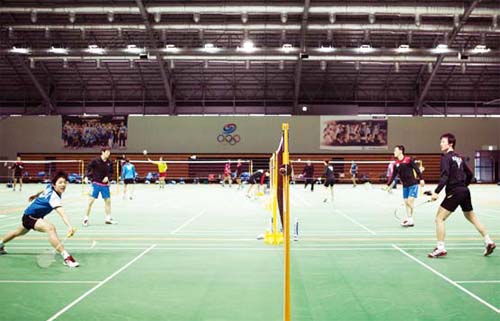 Olympic training at the Taeneung Training Center is in full swing.
