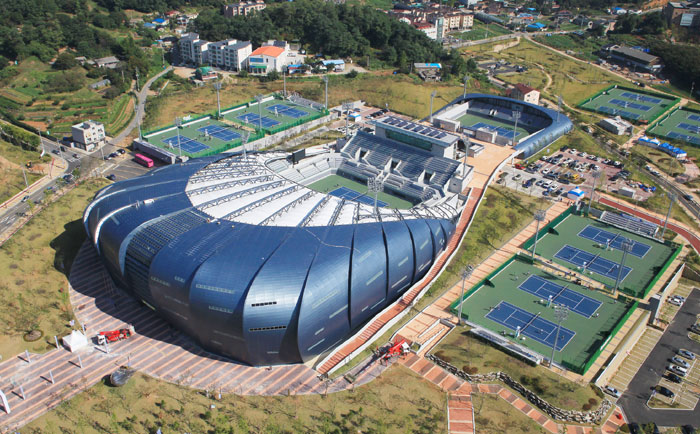 Yeorumul Tennis Courts (photo courtesy of the Incheon Asian Games Organizing Committee)