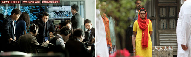 Hong Kong thriller Cold War (left) and Bengali film Television (right) will be featured as the opening and closing films, respectively, at the 17th Busan International Film Festival. The festival begins on October 4 (photo courtesy of the Busan International Film Festival).