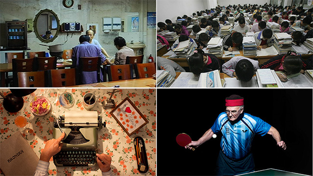 The 4th annual DMZ Korean International Documentary Film Festival features films from around the world, including (clockwise from top left) The Day Going to Market from Korea, China Gate from China, Ping Pong from the UK, and The Chronicle of Oldrich S. from the Czech Republic.