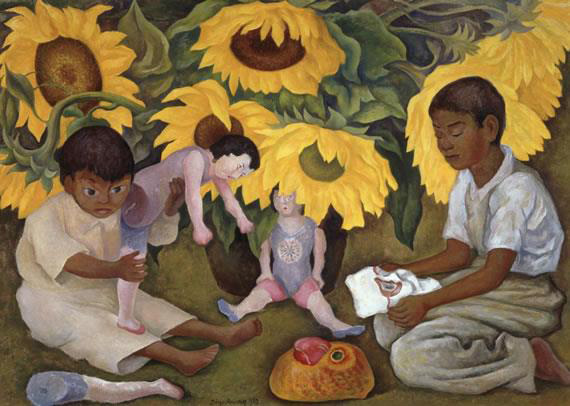  Diego Rivera's 'Sunflowers' will also be shown at the exhibition. 