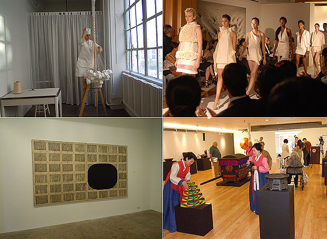 2012 Hanji Project New York not only showcased crafts, but also brought together diverse Hanji-inspired creations from a contemporary art exhibition to a fashion show (photo courtesy of the Hanji Development Institute).
