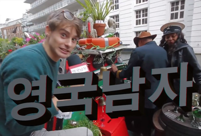 The Korean Englishman YouTube videos featuring Josh Carrott enjoy huge popularity. (photos: screenshot of YouTube images)