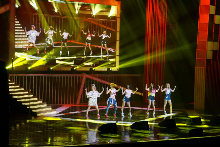 BADKIZ performs during the Hallyu Concert. All tickets for the concert were sold-out.