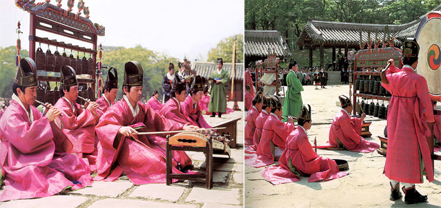 Jongmyo Jerye ritual, a music performance carried out during a ritual, was designated by UNESCO