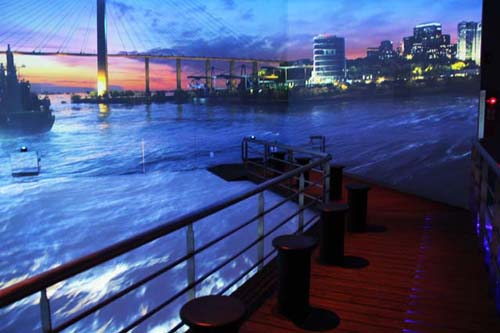 Visitors to the Russian Pavilion can take a virtual sea voyage