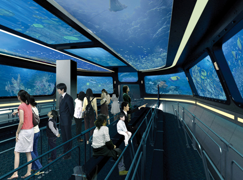 The Expo Digital Gallery is the world’s first marine culture and arts gallery, with interactive digital media shows displayed on its LED screens