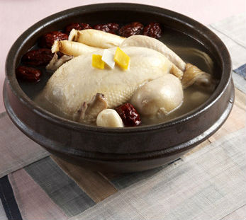 Samgyetang (photo courtesy of the Institute of Traditional Korean Food).
