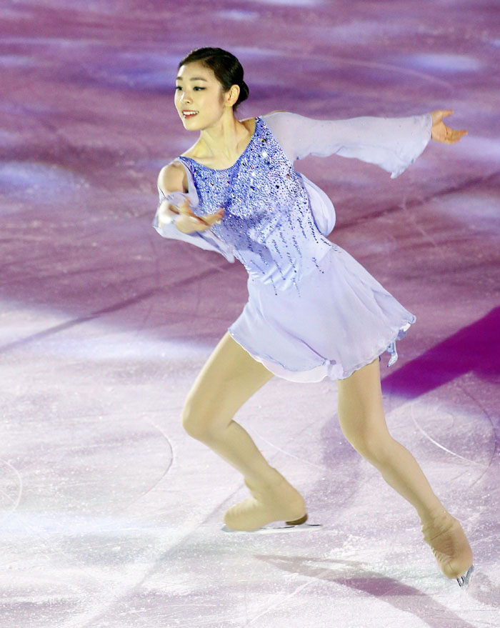 Kim Yuna performs in a gala show after winning the Golden Spin of Zagreb on December 8, 2013. (Photo: Yonhap News) 