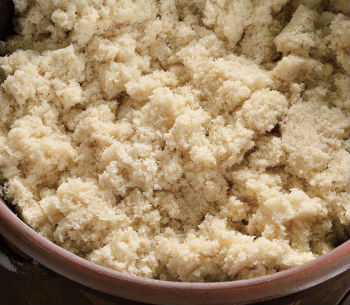 Godubap, hard-cooked rice