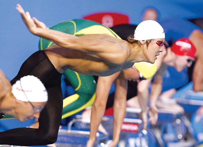 Park Tae-hwan is about to make his dynamic splash at the World Swimming Championships.