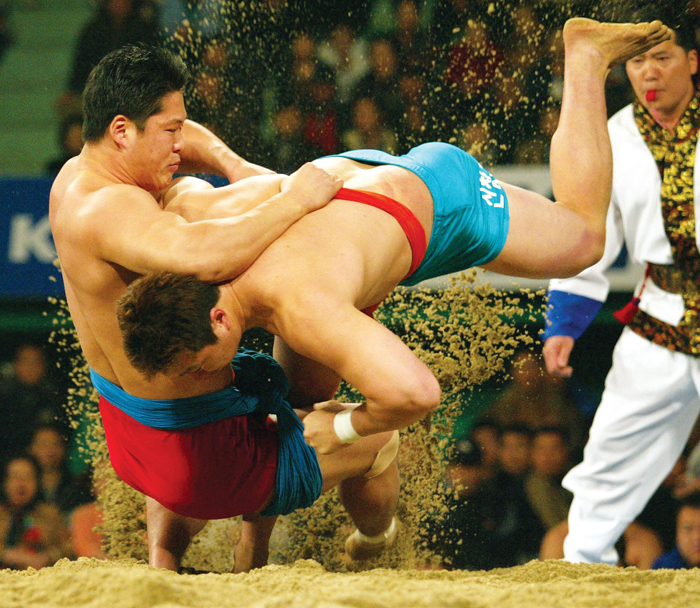 Ssireum - A form of Korean traditional wrestling