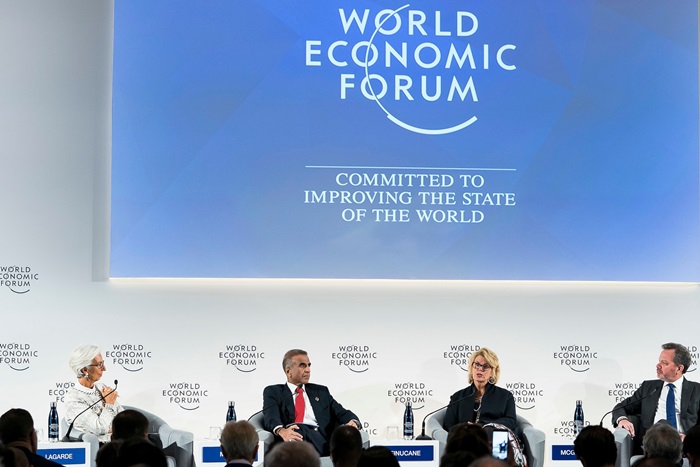 According to the World Economic Forum (WEF), Korea ranks 15th in global competitiveness among 140 countries. The photo shows the Sustainability Development Impact Summit 2018, which is hosted by the World Economic Forum. (World Economic Forum)