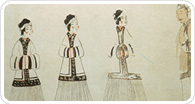 Mural paintings from the Goguryeo Kingdom show early styles of Hanbok