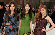 Spotted: Yoona, Seohyun and Tiffany at Burberry Show