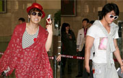 Idol stars' airport fashion takes off