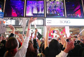 B.A.P’s Times Square NYC appearance draws 3,000 fans