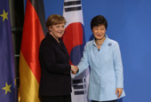 President Park, German leader discuss cooperation