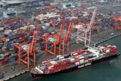 1st quarter trade volume, exports set new records