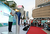 Asian Games torch lights up Seoul