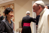 President Park meets Pope Francis