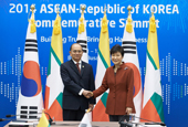President Park holds summits with four ASEAN nations