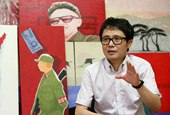 North Korean defector paints new life