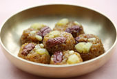 Korean recipes: Sweet rice with nuts and jujubes, yaksik (약식)