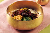Korean recipes: Goldongban bibimbap (비빔밥)