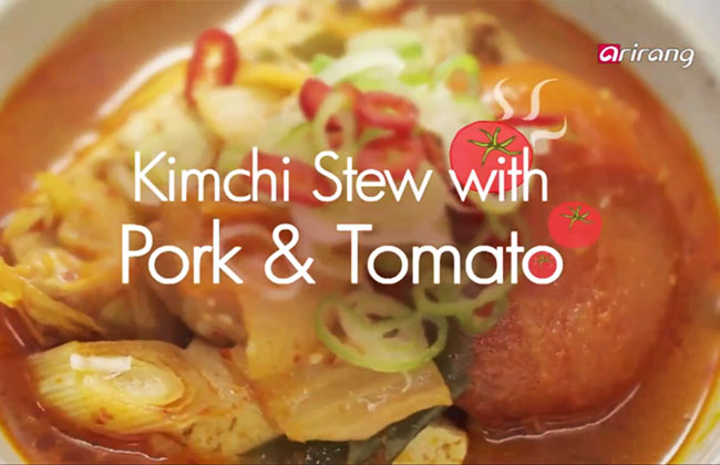 Kimchi Stew with Pork & Tomato