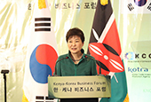 President Park stresses Korea-Kenya economic expansion