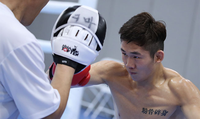 S. Korean boxer remains upbeat in absence of sparring partner