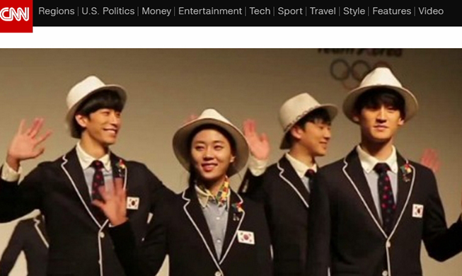 Korean Olympic uniforms receive international spotlight