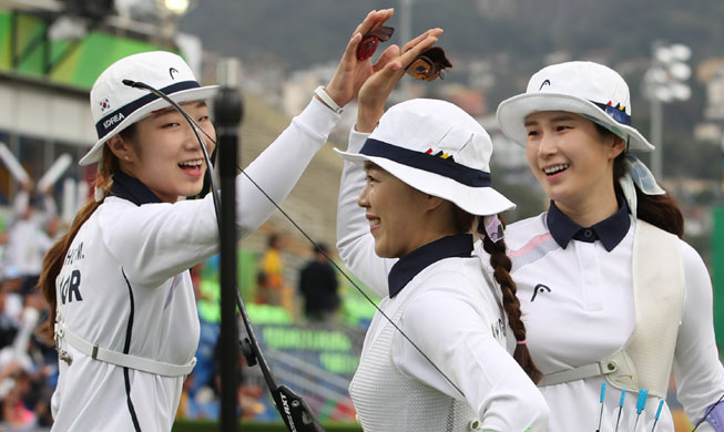 S. Korea wins gold in women's archery team 