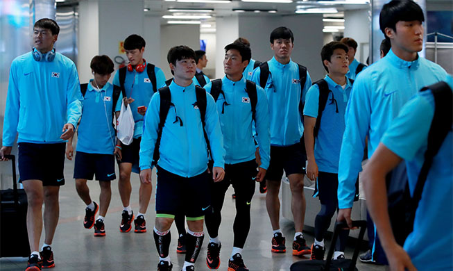 S. Korea arrive in Brazilian capital for final group match in men's football