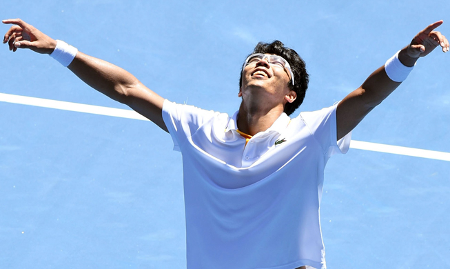 Korean tennis player in Australian Open semifinals