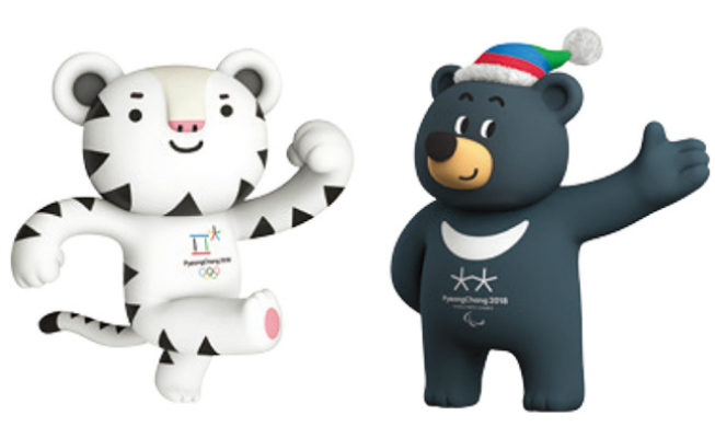 Olympic mascots symbolize protection, harmony