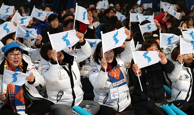 Supporters become one for Team Korea