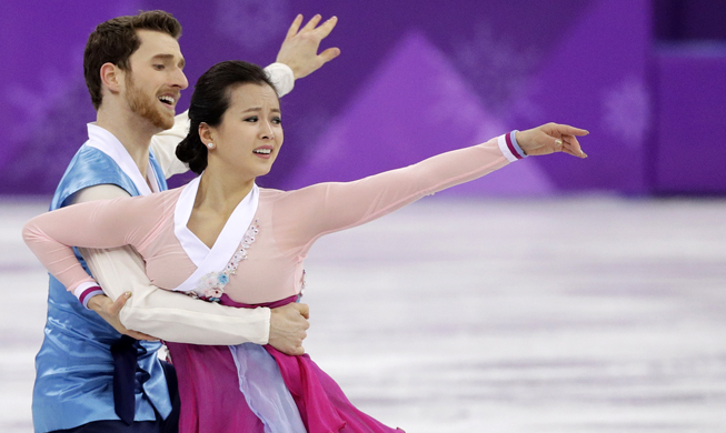 Korean ice dancers fulfill Olympic dream to ‘Arirang’