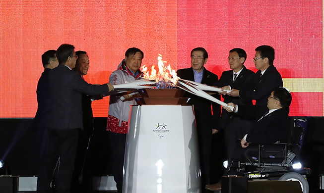 Paralympic flame starts 2,018-km journey