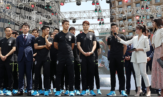 Team Korea Hosts Ceremony for 2018 World Cup