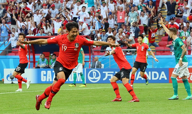 Mexico showers Korea with Thanks after unlikely German win