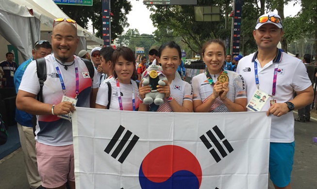 Asian Games Day 5: cycling gives Korea fourth gold
