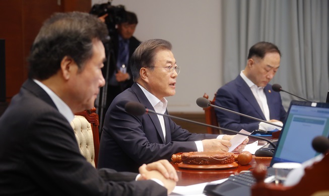 President Moon warns of 'strong measures' vs. Korea's removal from Japan's whitelist