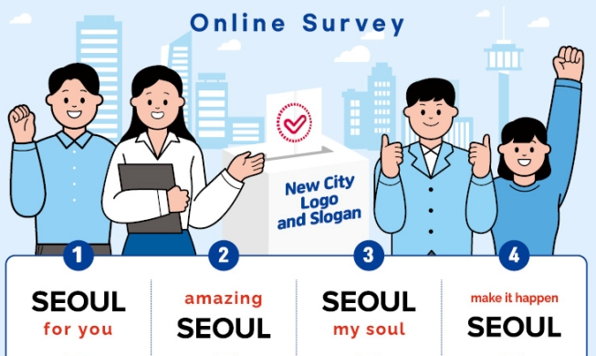 🎧 Voting for 4 branding slogan candidates for Seoul to run this month